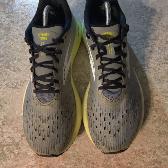 Brooks Shoes Mens 11.5 Hyperion Tempo Gray Green Running Sneakers * No Insoles * main image 5